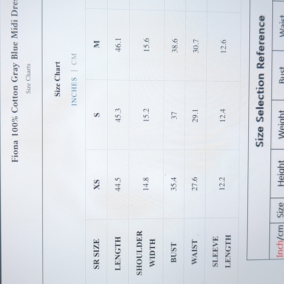 Chic Blue Midi Dress with Button Detail - Picture 12 of 12